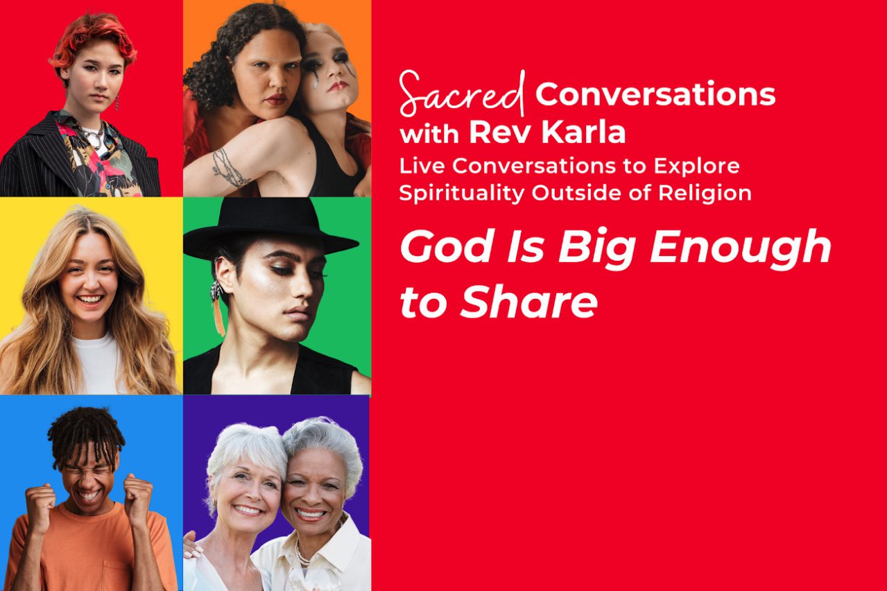 God is big enough to share evergreen